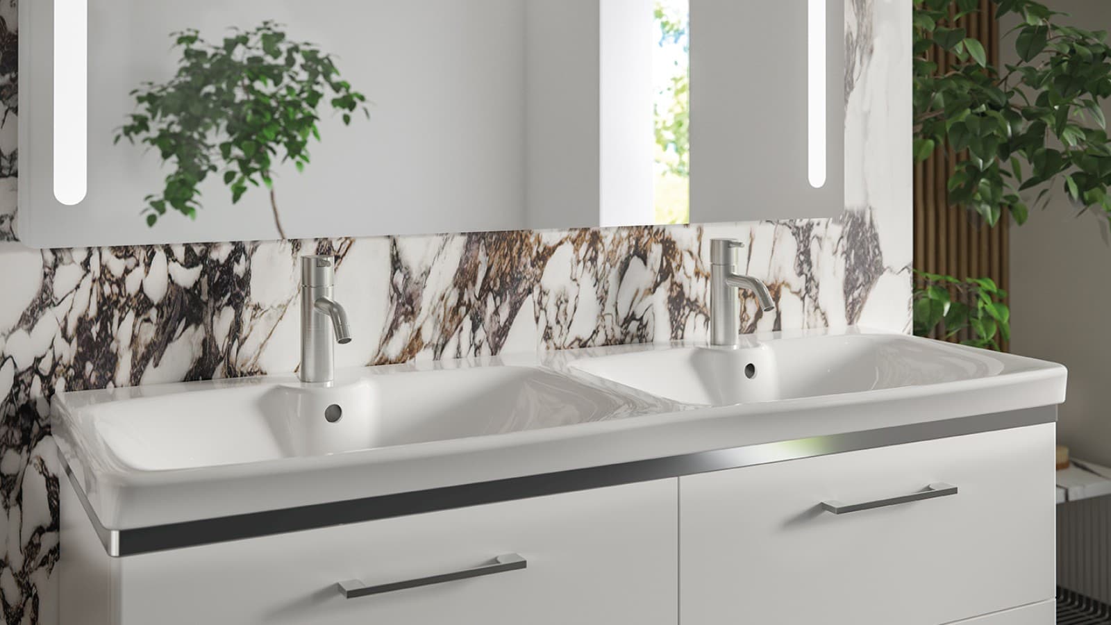 Ifö Vinta Art valamu kahe kraaniga Ifö Vinta Art valamu kahe kraaniga